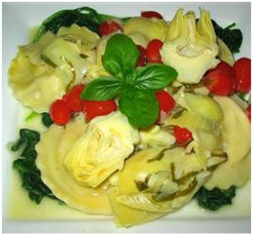 On Tap Oil & Vinegar Artichokes in Garlic Sauce