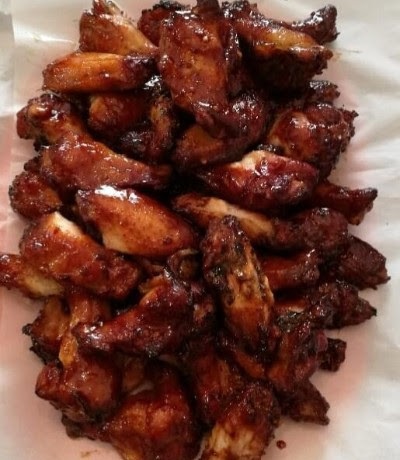 On Tap Oil & Vinegar Blackberry Ginger Balsamic Glazed Wings