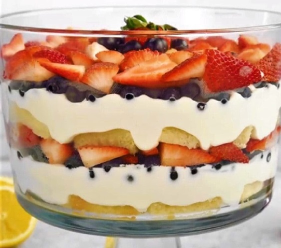 On Tap Oil & Vinegar Berry Trifle