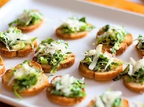 Caesar Salad Crostini