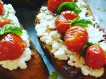 Cherry Tomato Bruschetta