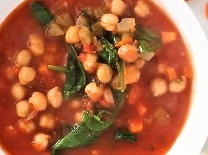 Chickpea Tomato Soup