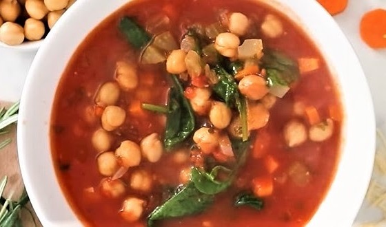 On Tap Oil & Vinegar Chickpea Tomato Soup