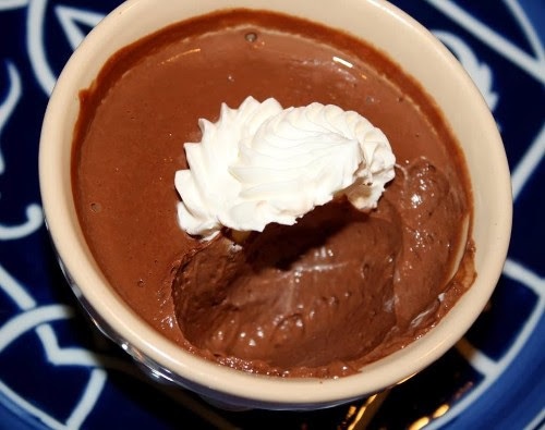 On Tap Oil & Vinegar EVOO Dark Chocolate Pot de Crème with Blood Orange Agrumato Whipped Cream