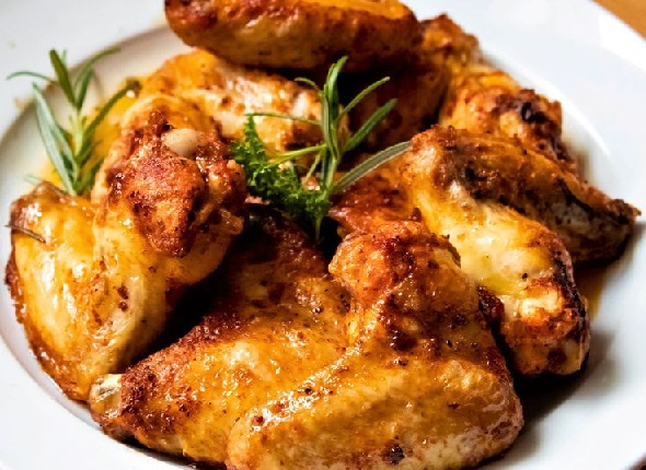 On Tap Oil & Vinegar Citrus Baked Chicken Wings