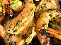 Herb Marinated Shrimp.