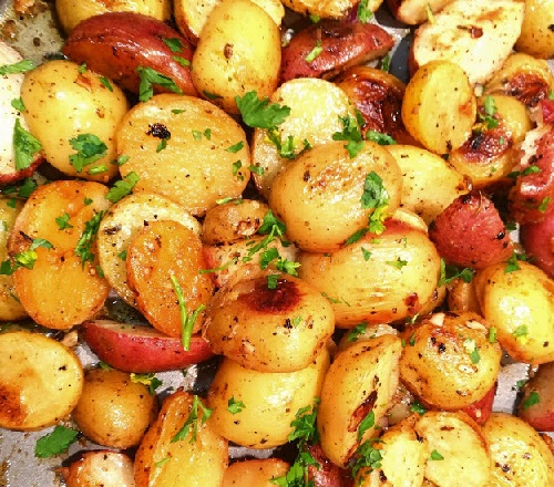 On Tap Oil & Vinegar Olive Oil Roasted Lemon Garlic Potatoes