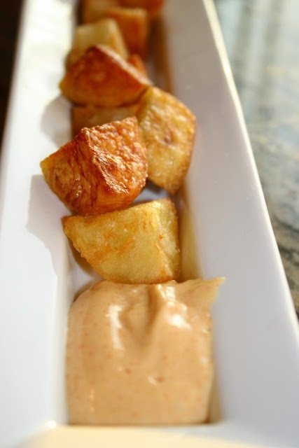 On Tap Oil & Vinegar Papas Bravas with Red Pepper Aioli