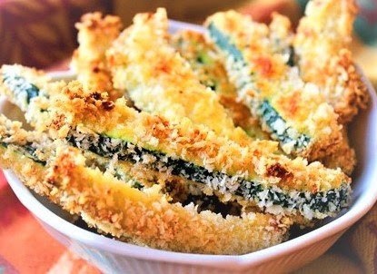 On Tap Oil & Vinegar Parmesan Zucchini Fries