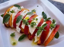 Peach Caprese Salad