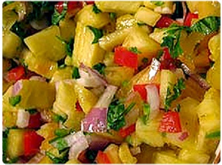 On Tap Oil & Vinegar Pineapple Salsa