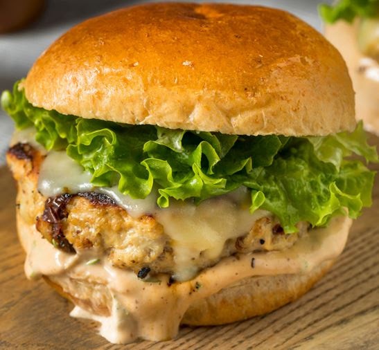 On Tap Oil & Vinegar Piri Piri Chicken Burger