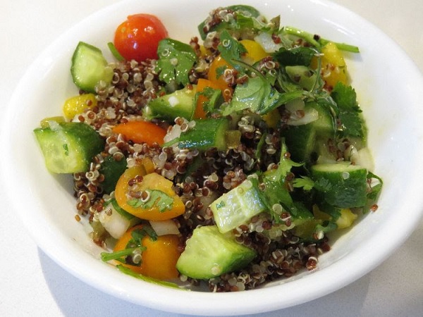 On Tap Oil & Vinegar Quinoa, Cucumber, & Tomato Salad