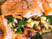 Stuffed Baked Salmon