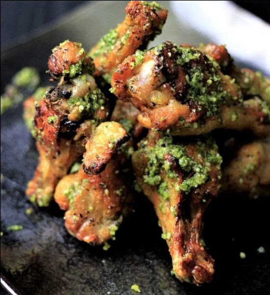 On Tap Oil & Vinegar Spicy Pesto Wings