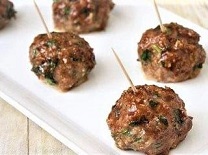 Turkey Pesto Meatballs