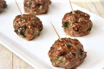 On Tap Oil & Vinegar Turkey Pesto Meatballs