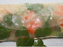 Vietnamese Shrimp Salad Rolls