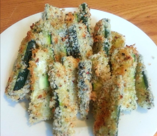 On Tap Oil & Vinegar Baked Zucchini Fries