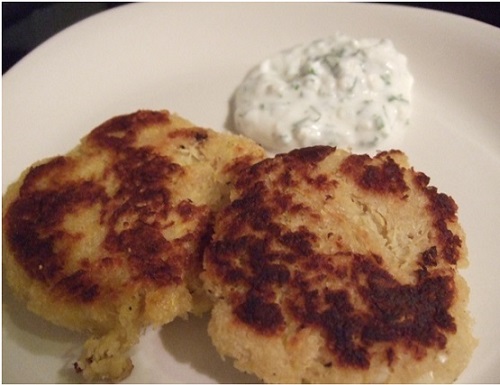 On Tap Oil & Vinegar Zucchini Cakes