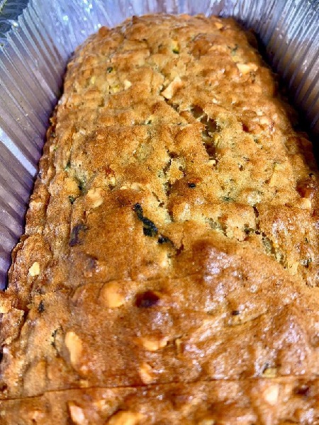 On Tap Oil & Vinegar Zucchini Macadamia Nut Bread