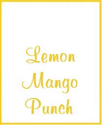 Lemon Mango Punch Tea